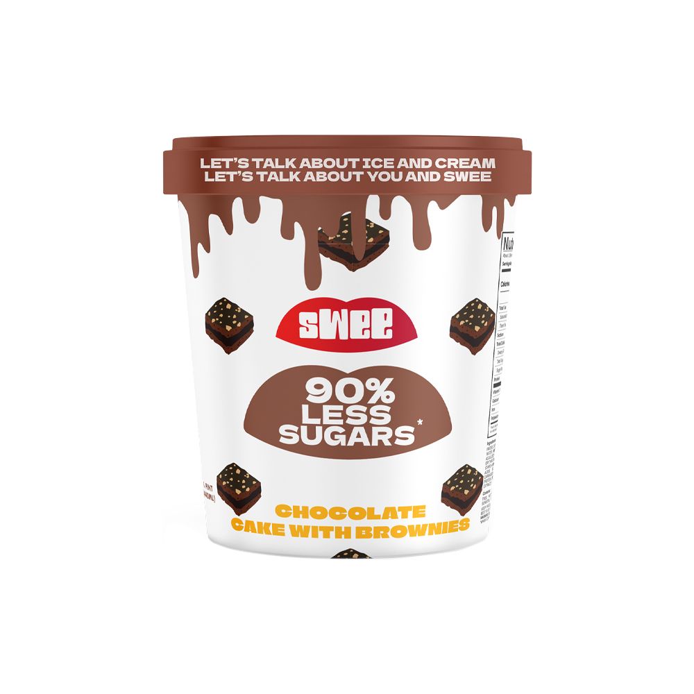 sabores gelado swee chocolate brownie